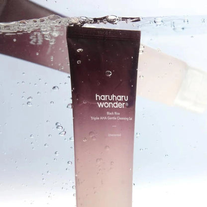 HaruHaru Wonder - Black Rice Triple AHA Gentle Cleansing Gel | Unscented 100ml